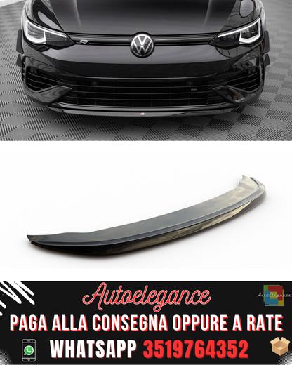 SPLITTER ANTERIORE ADATTO PER V.7 VOLKSWAGEN GOLF R MK8 2020-