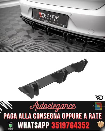 DIFFUSORE POSTERIORE STREET PRO ADATTO PER VOLKSWAGEN GOLF R MK7 2013-2016