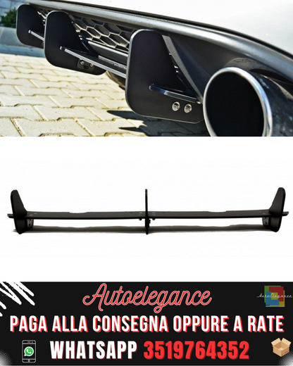 DIFFUSORE POSTERIORE E SPLITTER LATERALI POSTERIORI adatti per VW GOLF MK7 GTI 2012