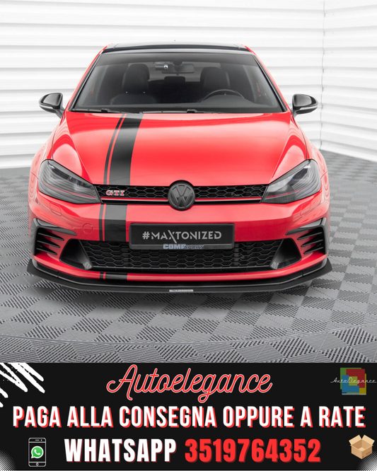RACING FRONT SPLITTER suitable for VW GOLF VII GTI CLUBSPORT 2016-2017 