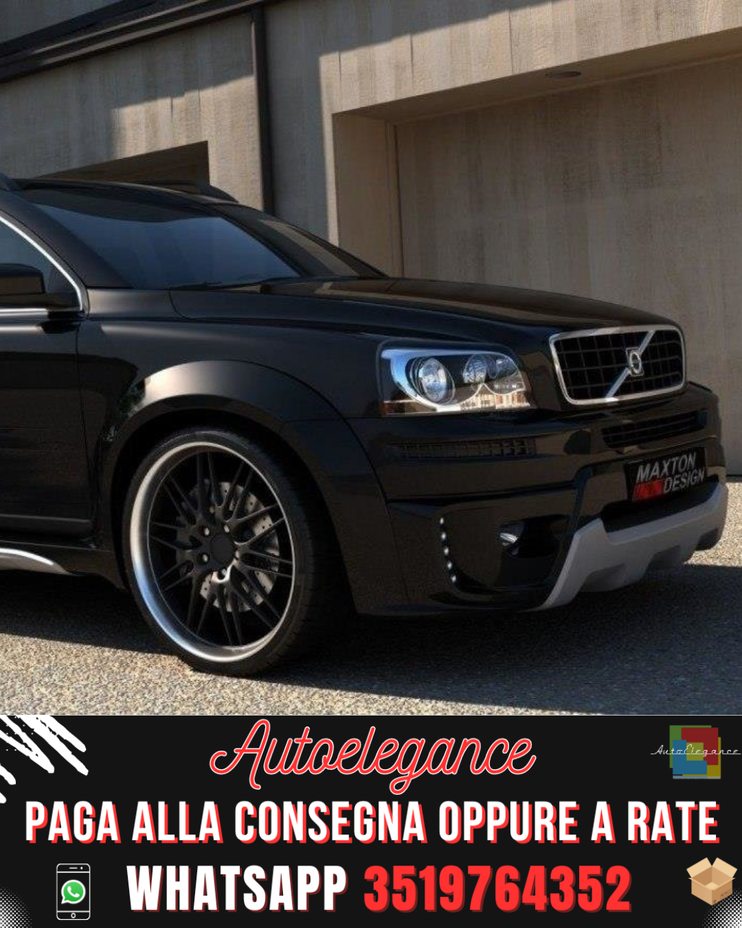 PARAFANGHI ANTERIORI E POSTERIORI + MINIGONNE ADATTE PER VOLVO XC 90 2006-2012