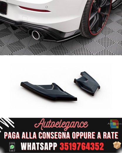 SPLITTER LATERALI POSTERIORI V.3 VOLKSWAGEN GOLF GTI MK8 2020