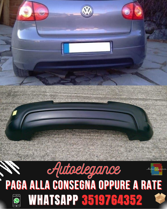 DIFFUSORE POSTERIORE adatto per VW GOLF V GTI EDITION 30 (SENZA FORO DI SCARICO, PER SCARICO STANDARD) 2003-2008