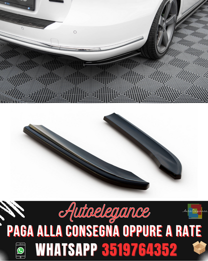 SPLITTER LATERALI POSTERIORI adatti per VW Passat B7 R-Line Variant 2010-2014