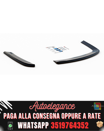 SPLITTER LATERALI POSTERIORI adatti per VOLKSWAGEN JETTA MK6 BERLINA PREFAZIONE (2011-2014)