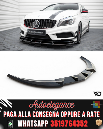 SPLITTER ANTERIORE adatto per  V.3 MERCEDES-BENZ A45 AMG W176 2012-2015