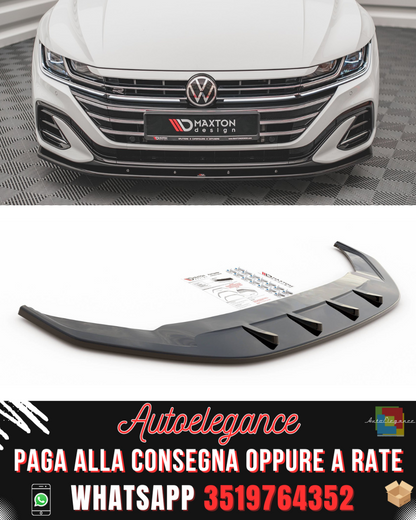 SPLITTER ANTERIORE V.2 ADATTO PER VOLKSWAGEN ARTEON R-LINE FACELIFT 2020-