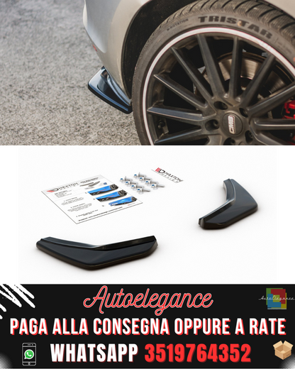 SPLITTER LATERALI POSTERIORI V.2 adatti per VW GOLF 7 GTI 2013-2016