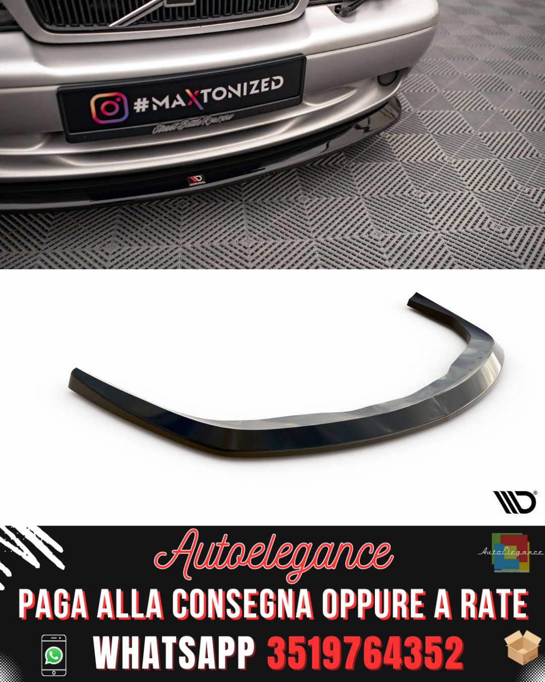 SPLITTER ANTERIORE V.1 VOLVO C70 MK1