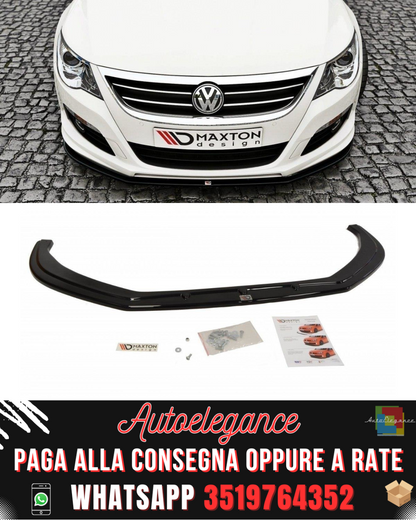 SPLITTER ANTERIORE ADATTO PER VW PASSAT CC R36 RLINE  2008-2012