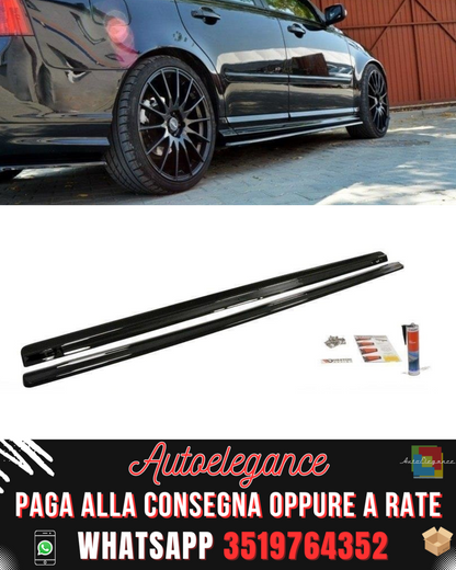 MINIGONNE LATERALI adatto per VOLVO V50F R-DESIGN  Facelift 2007- 2012