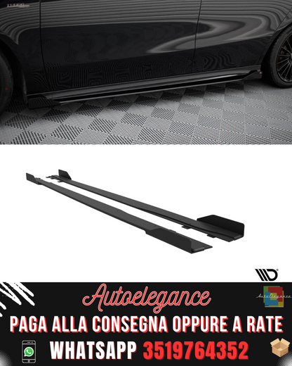 STREET PRO MINIGONNE LATERALI + FLAPS adatto per MERCEDES-AMG A35 W177 FACELIFT 2023-