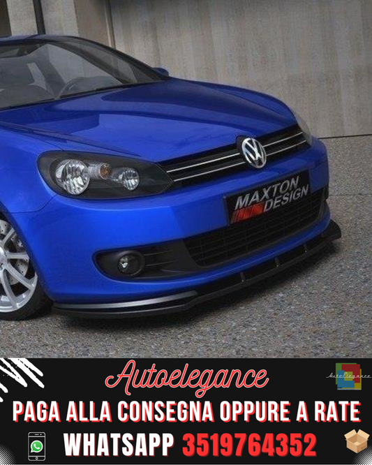 SPLITTER ANTERIORE adatto per VW GOLF VI / JETTA