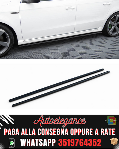 MINIGONNE LATERALI adatte per VW PASSAT B7 R-LINE 2010-2014