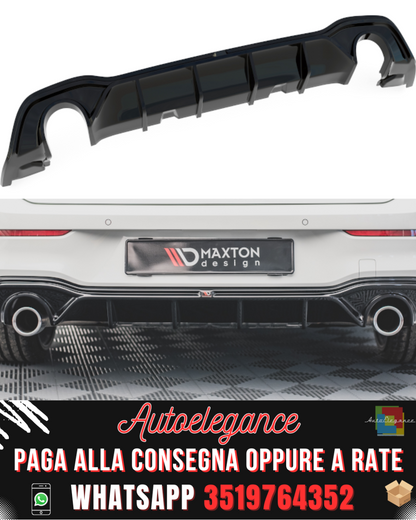 DIFFUSORE POSTERIORE ADATTO PER V.2 VOLKSWAGEN GOLF 8 GTI 2020