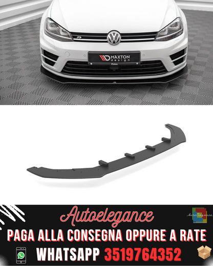 SPLITTER ANTERIORE STREET PRO V.1 ADATTO PER VOLKSWAGEN GOLF R MK7 2013-2016