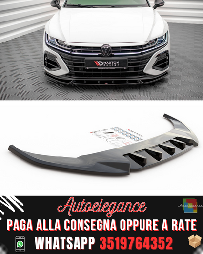 SPLITTER ANTERIORE adatto per V.2 VOLKSWAGEN ARTEON R 2020-
