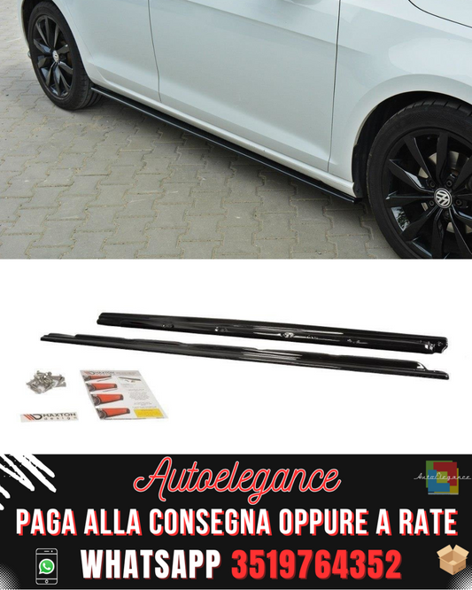 MINIGONNE LATERALI adatte per VW GOLF MK7 STANDARD 2012-2016