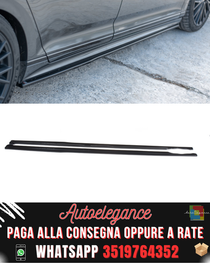 MINIGONNE LATERALI adatte per VOLKSWAGEN PASSAT R-LINE B8 2015-2019