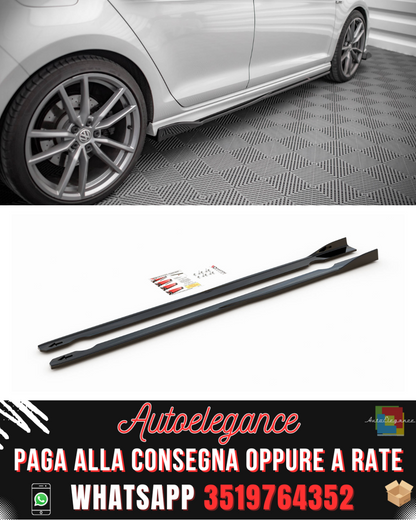 MINIGONNE LATERALI ADATTE PER V.2 VOLKSWAGEN GOLF R MK7 2013-2016