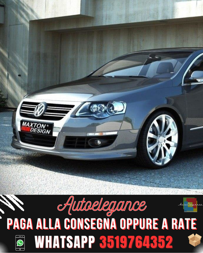 SPOILER PARAURTI ANTERIORE adatto per  VW PASSAT B6 ( R-LINE LOOK ) 2005-2010