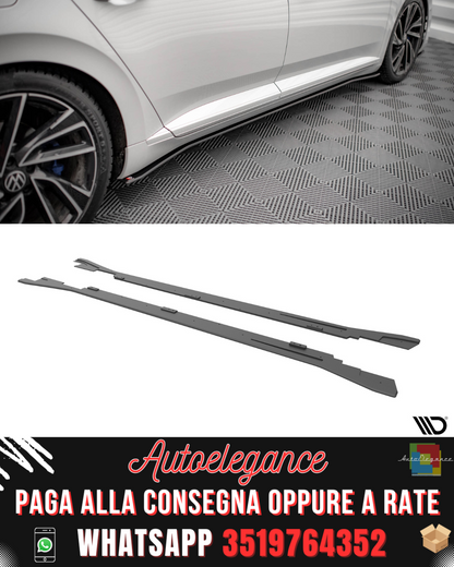 STREET PRO MINIGONNE LATERALI adatte per V.2 VOLKSWAGEN ARTEON R / R-LINE FACELIFT 2020-