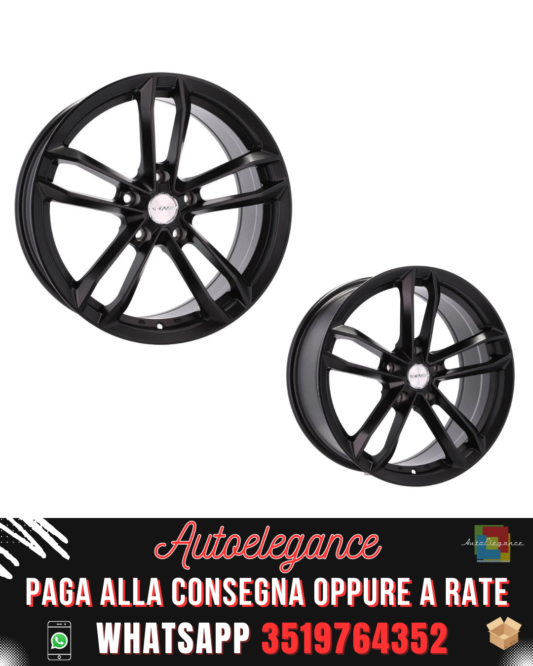 CERCHI CERCHIO IN LEGA 19" Adatto per MASERATI OPEL SAAB