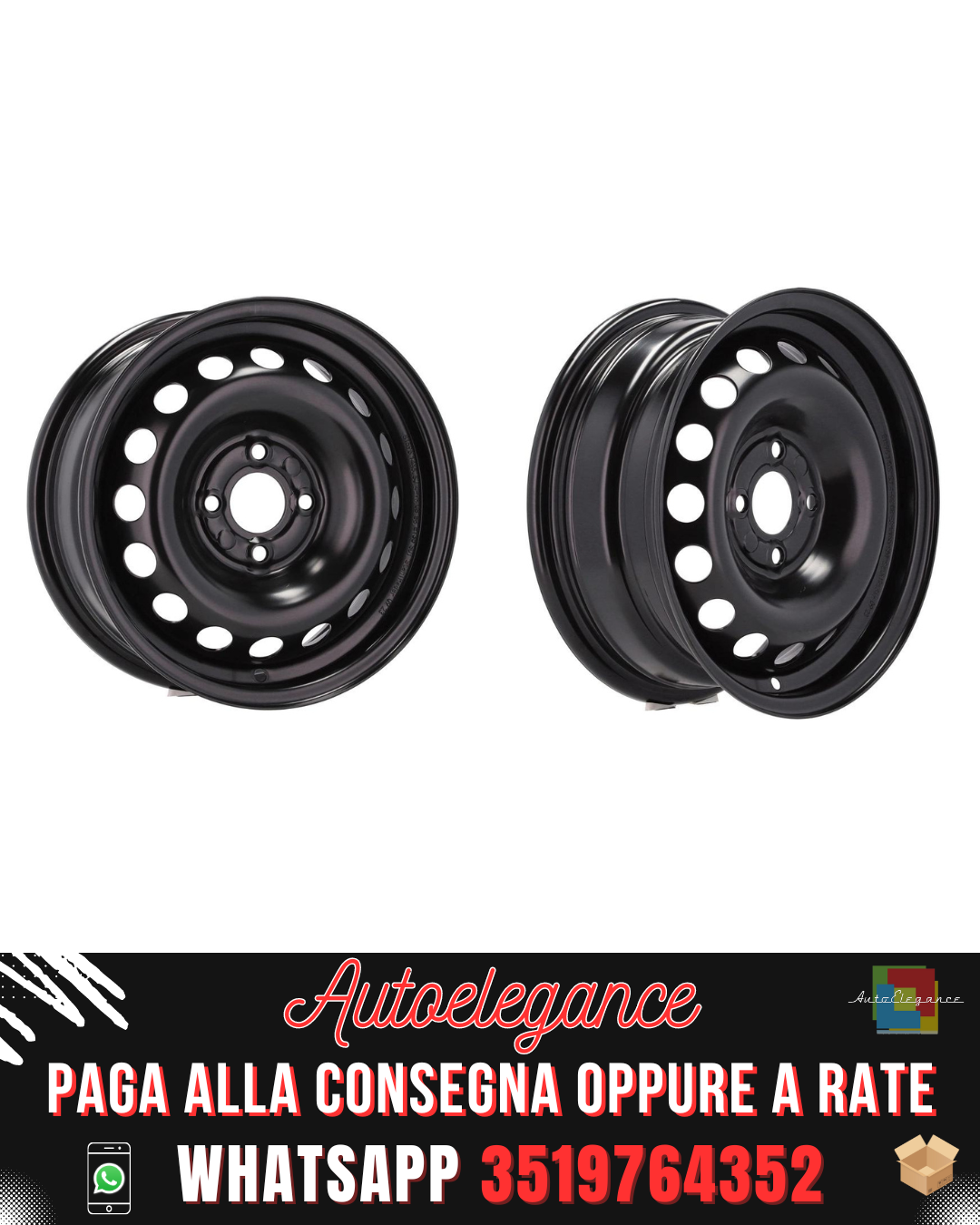 CERCHI CERCHIO IN LEGA 14" Adatto per ALFA ROMEO CITROEN FIAT FORD LANCIA PEUGEO