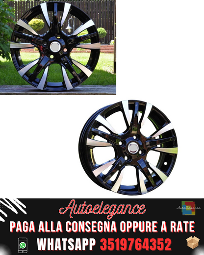 CERCHI CERCHIO IN LEGA 15" Adatto per ALFA ROMEO CHEVROLET CITROEN DACIA DAEWOO