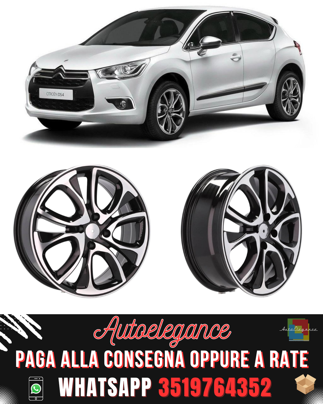 CERCHI CERCHIO IN LEGA 18" Adatto per SMART TOYOTA VOLVO