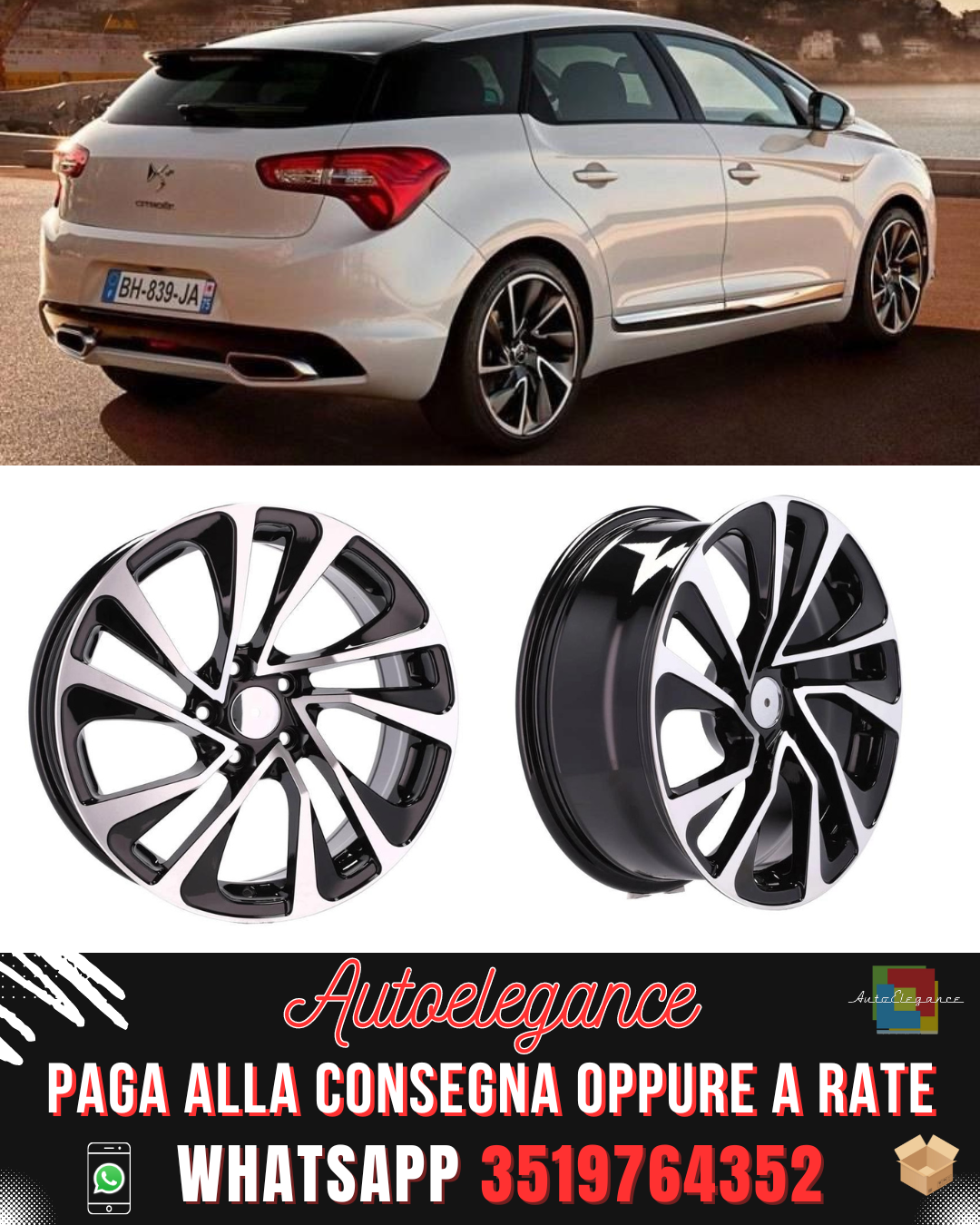 CERCHI CERCHIO IN LEGA 17" Adatto per LINCOLN OPEL PEUGEOT TOYOTA