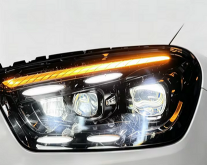 💕 Fari LED Adatto per Mercedes GLE W167 C167 19-23 Facelift Look 💕