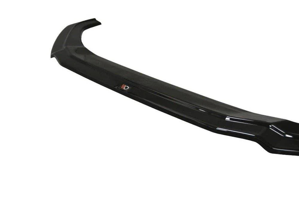 AUDI A4 B9 S Line Max V1 Front Lip Piano Black Empty Plastic / 2015 - 2019 