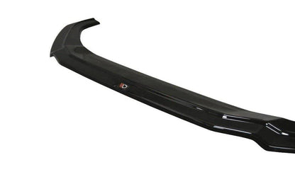 AUDI A4 B9 S Line Max V1 Front Lip Piano Black Empty Plastic / 2015 - 2019 