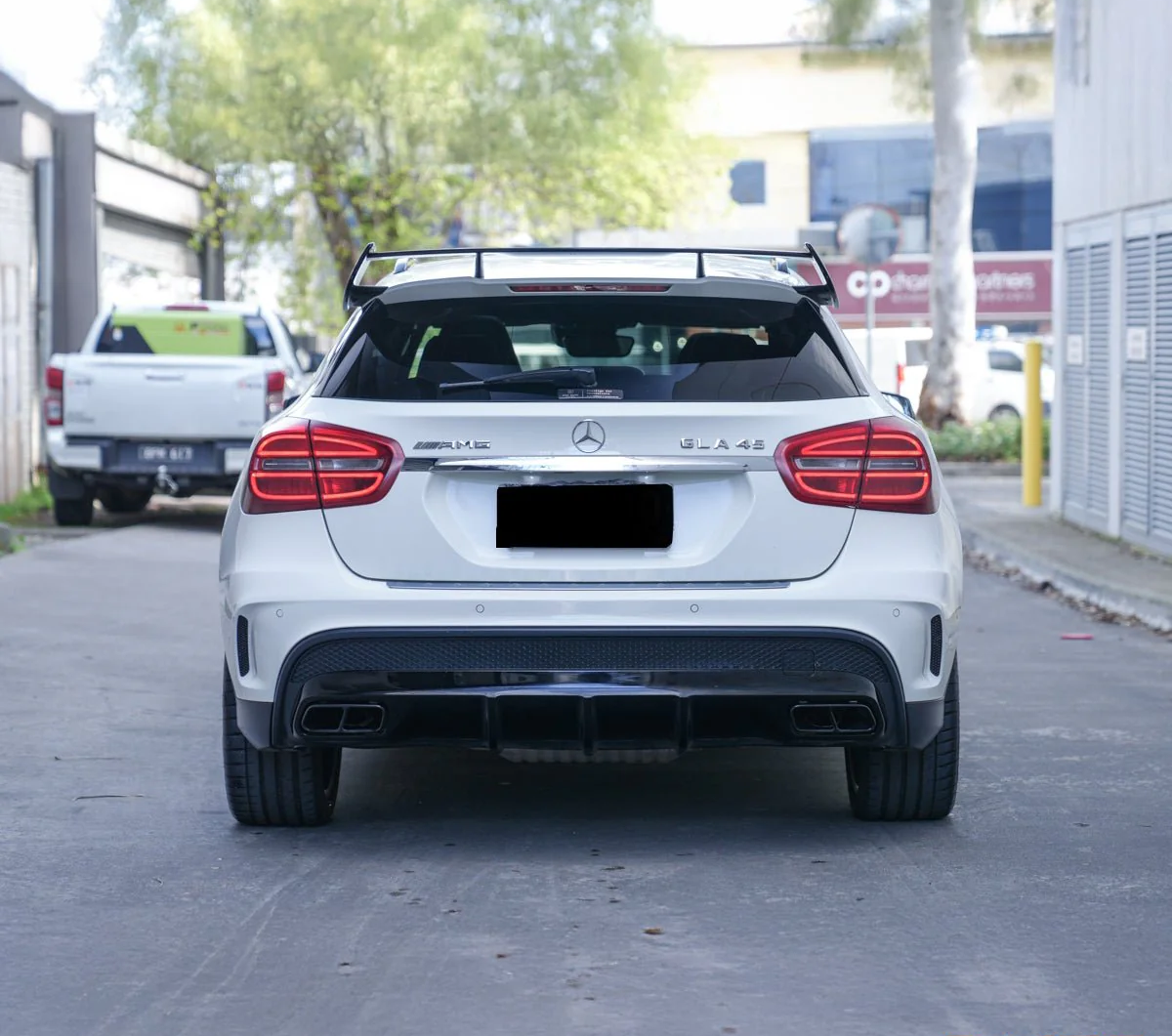 💫ART.6814 Spoiler Tetto GLA45 AMG Look per Mercedes GLA (H247) 2020+💫