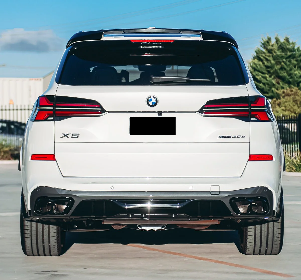 💫ART.8173 Set 3 Pezzi Diffusore Posteriore per BMW X5 G05 2019-2025💫