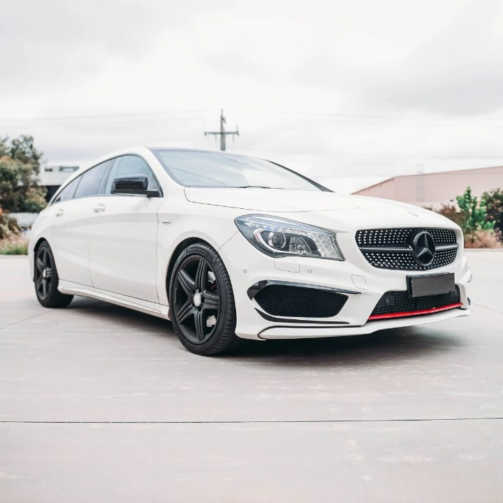 💫ART.7460 Paraurti Anteriore Look SPORTIVO per MERCEDES CLA W117 13 -16💫