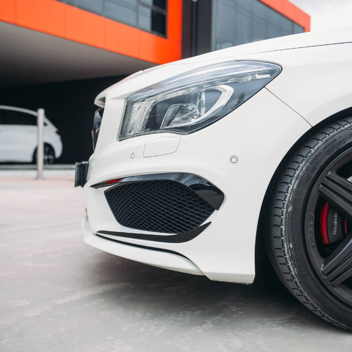 💫ART.7460 Paraurti Anteriore Look SPORTIVO per MERCEDES CLA W117 13 -16💫