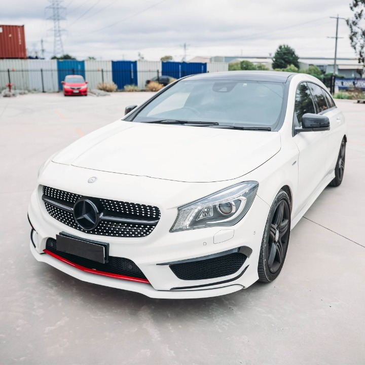 💫ART.7460 Paraurti Anteriore Look SPORTIVO per MERCEDES CLA W117 13 -16💫