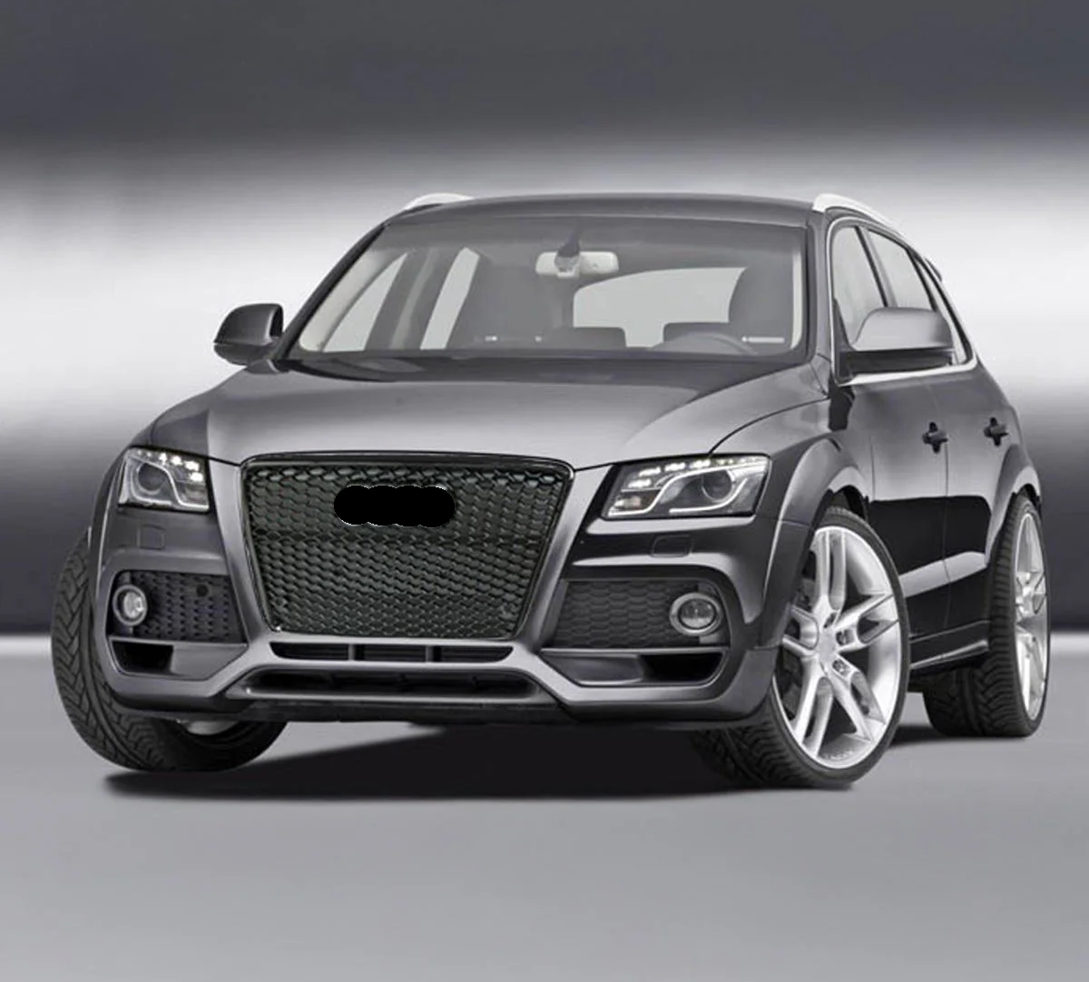 💫ART.4782 GRIGLIA SPORTIVA NERO LUCIDO PDC PER AUDI Q5 8R 2008-2012💫