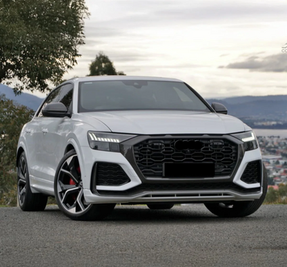 💫ART.4795 GRIGLIA SPORTIVA NERO LUCIDO PDC PER AUDI Q8 2018-2023💫