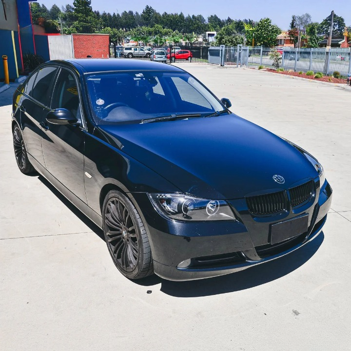 💫ART.7372 GRIGLIA Nero Opaco compatibile con BMW E90 / E91 05-08💫