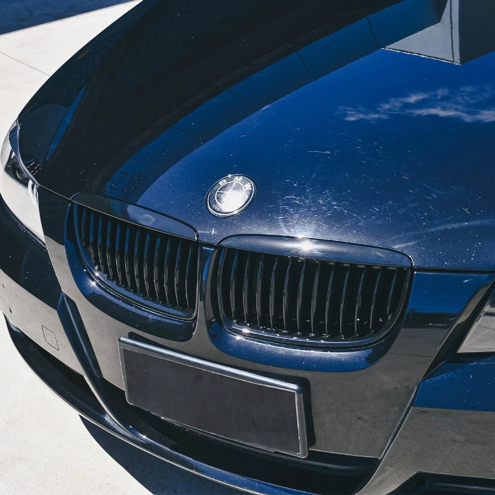 💫ART.7372 GRIGLIA Nero Opaco compatibile con BMW E90 / E91 05-08💫