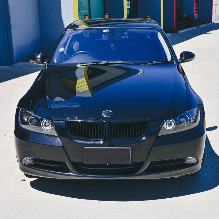💫ART.7372 GRIGLIA Nero Opaco compatibile con BMW E90 / E91 05-08💫