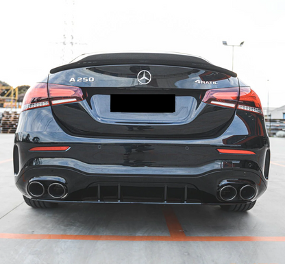 💫ART.6787 Diffusore + Terminali A45 AMG Look per Classe A (W177) HB 2018+💫