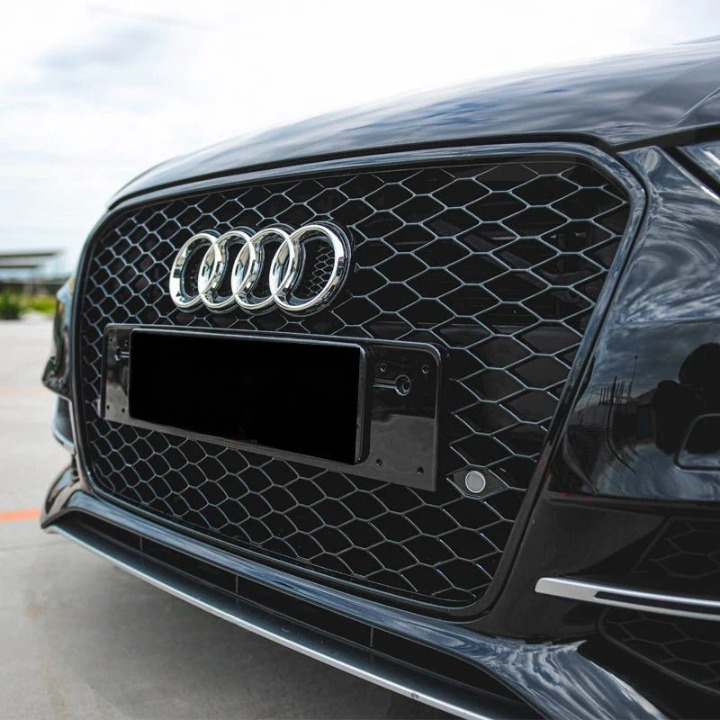 💫ART.7330 GRIGLIA SPORTIVA NERO LUCIDO PDC per AUDI A3 8V 12-16💫