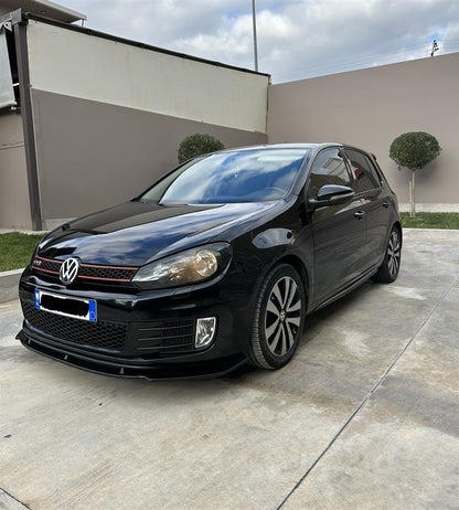 💫ART.4809 Paraurti + Splitter Anteriore per Volkswagen Golf 6 Look GTI💫