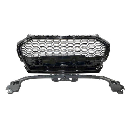 💫ART.4204 Griglia adatto per Audi Q5 2021+ Look RSQ5 Completamente Nero💫