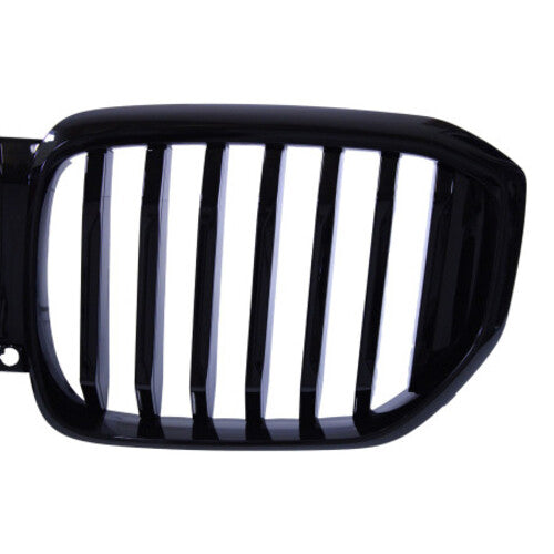 😎Griglia rene compatibile con BMW X5 G05 LCI 2023+ barre singole nero lucido😎