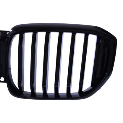 😎Griglia rene compatibile con BMW X5 G05 LCI 2023+ barre singole nero lucido😎